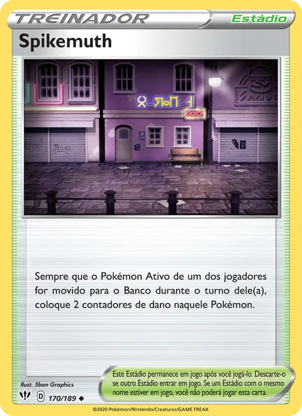 Carta Spikemuth, número 170/189 da coleção Escuridão Incandescente