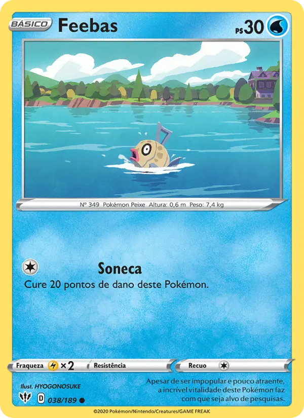 Carta Feebas, número 38/189 da coleção Escuridão Incandescente