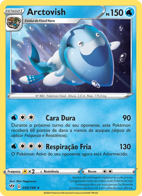 Carta Arctovish, número 54/189 da coleção Escuridão Incandescente