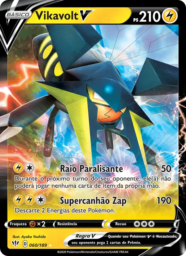 Carta Vikavolt V, número 60/189 da coleção Escuridão Incandescente