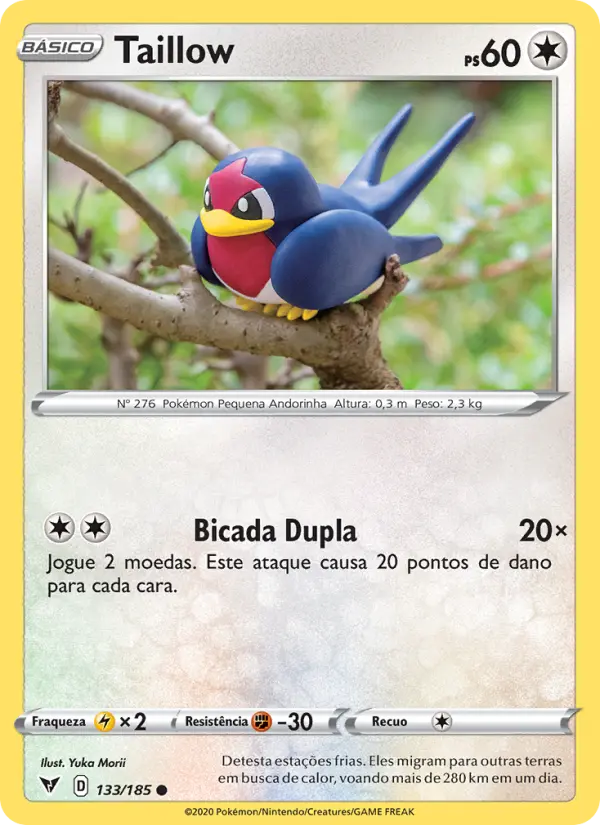 Carta Taillow, número 133/185 da coleção Voltagem Vívida