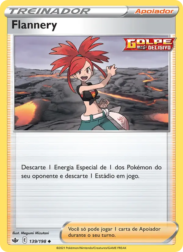 Carta Flannery, número 139/198 da coleção Reinado Arrepiante
