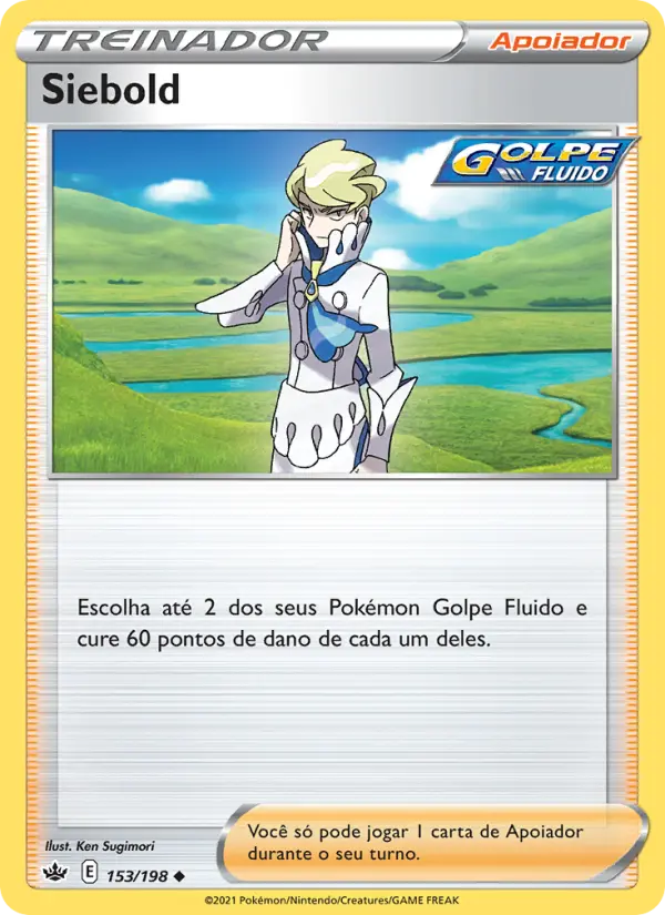 Carta Siebold, número 153/198 da coleção Reinado Arrepiante