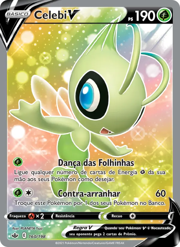 Carta Celebi V, número 160/198 da coleção Reinado Arrepiante