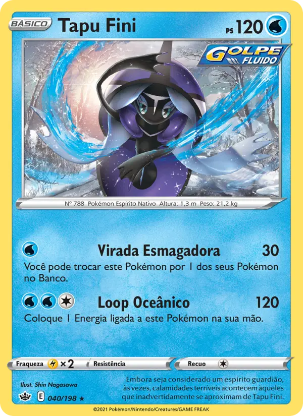 Carta Tapu Fini, número 40/198 da coleção Reinado Arrepiante