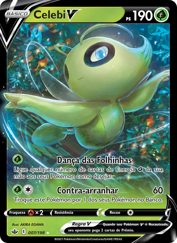 Carta Celebi V, número 7/198 da coleção Reinado Arrepiante