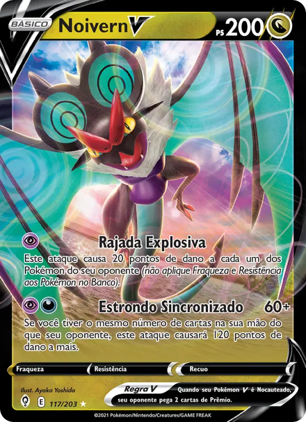 Carta Noivern V, número 117/203 da coleção Céus em Evolução