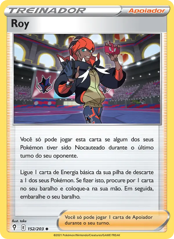 Carta Roy, número 152/203 da coleção Céus em Evolução