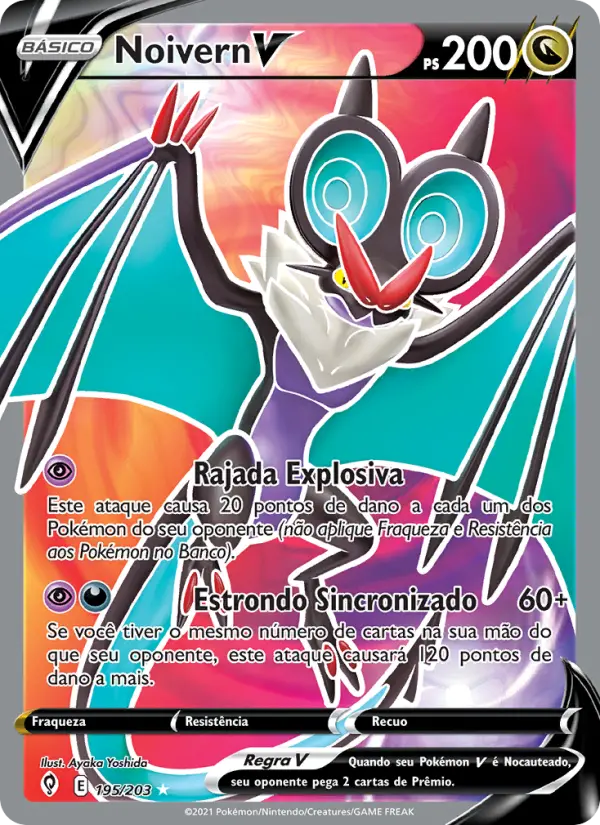 Carta Noivern V, número 195/203 da coleção Céus em Evolução