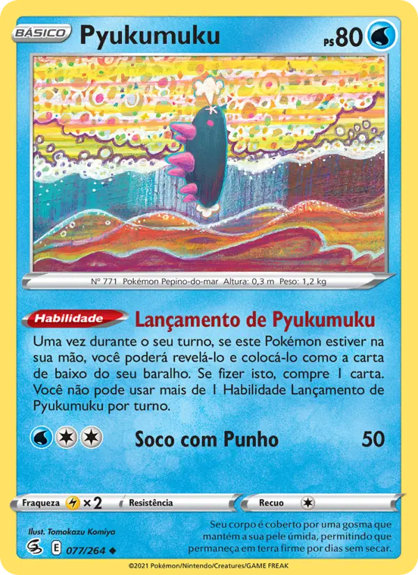 Carta Pyukumuku, número 77/264 da coleção Golpe Fusão