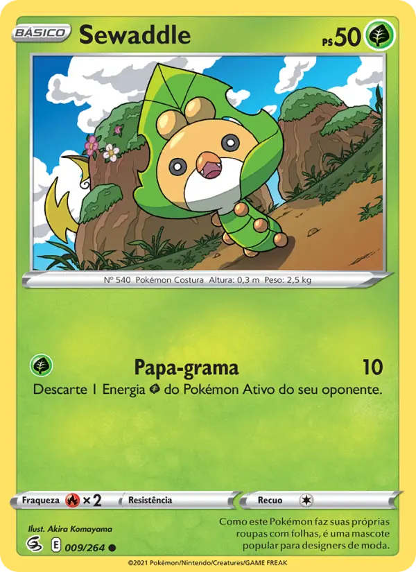 Carta Sewaddle, número 9/264 da coleção Golpe Fusão