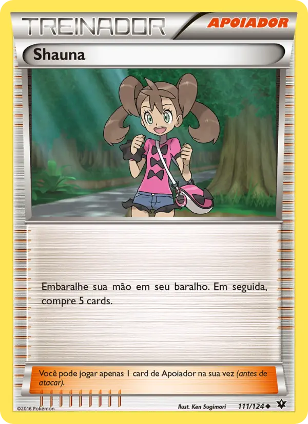Carta Shauna, número 111/124 da coleção Fusão de Destinos