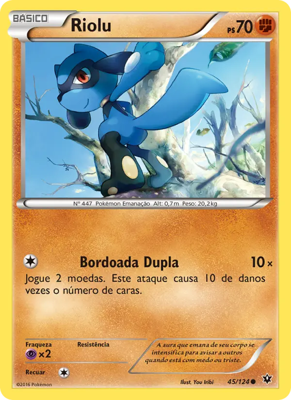 Carta Riolu, número 45/124 da coleção Fusão de Destinos