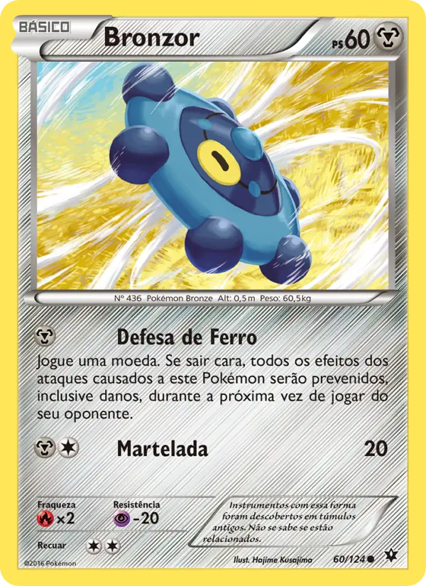Carta Bronzor, número 60/124 da coleção Fusão de Destinos