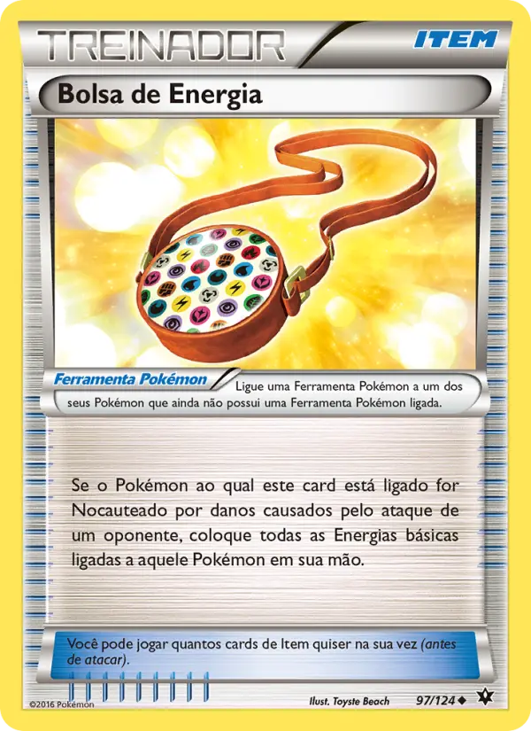 Carta Bolsa de Energia, número 97/124 da coleção Fusão de Destinos