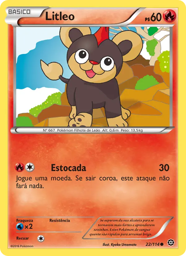 Carta Litleo, número 22/114 da coleção Cerco de Vapor