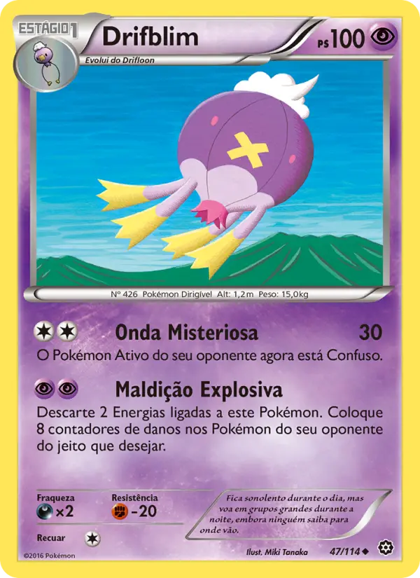 Carta Drifblim, número 47/114 da coleção Cerco de Vapor