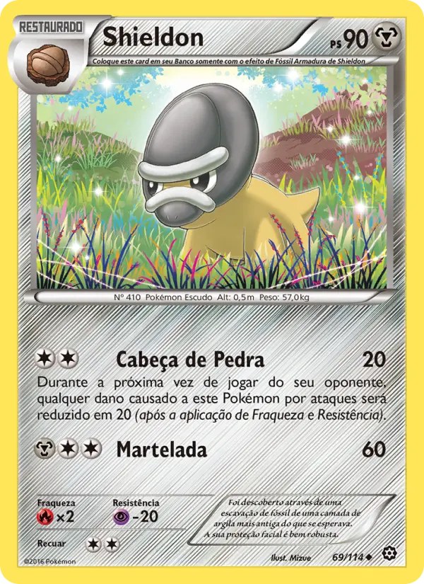 Carta Shieldon, número 69/114 da coleção Cerco de Vapor