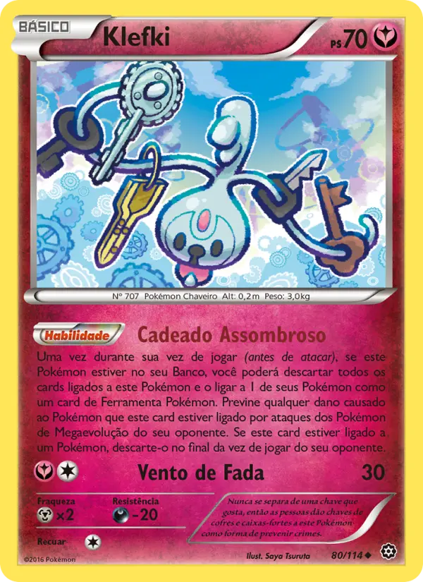 Carta Klefki, número 80/114 da coleção Cerco de Vapor