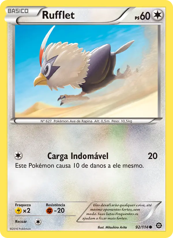 Carta Rufflet, número 92/114 da coleção Cerco de Vapor