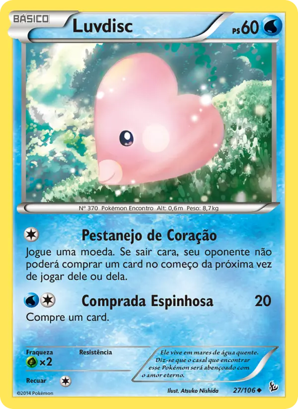 Carta Luvdisc, número 27/106 da coleção Flash de Fogo