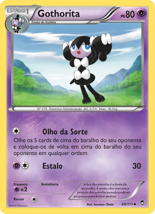 Carta Gothorita, número 40/111 da coleção Punhos Furiosos