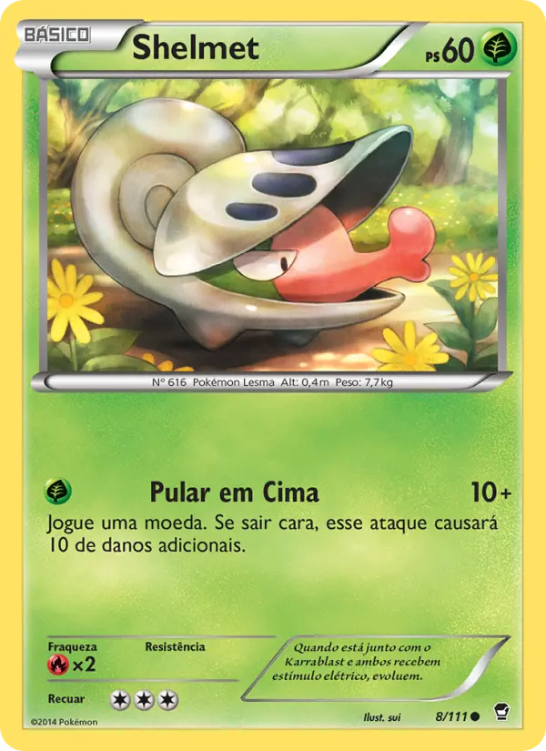 Carta Shelmet, número 8/111 da coleção Punhos Furiosos
