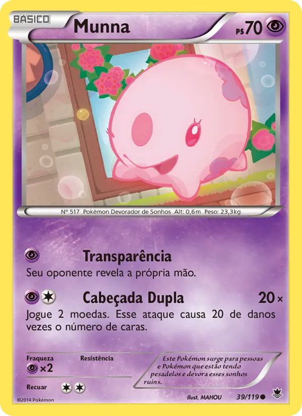 Carta Munna, número 39/119 da coleção Força Fantasma