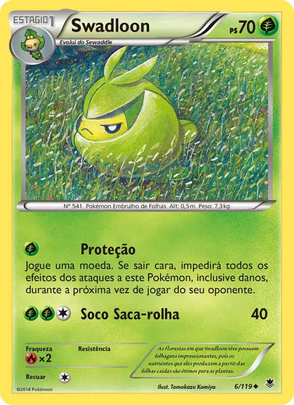 Carta Swadloon, número 6/119 da coleção Força Fantasma