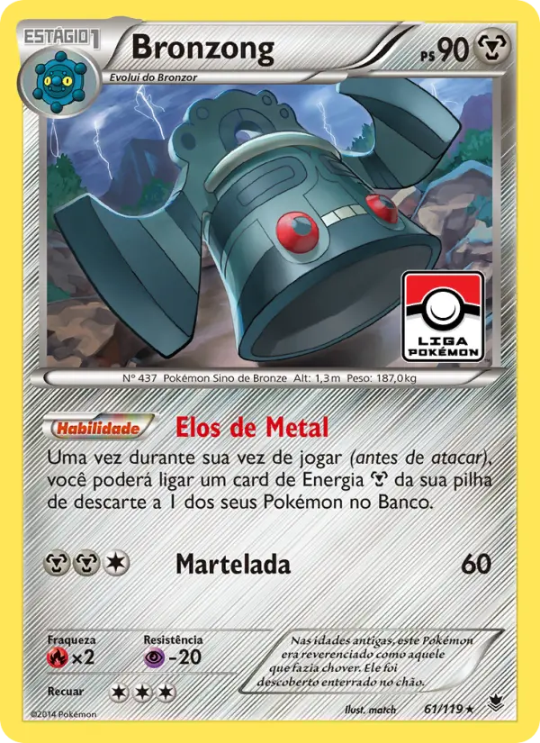 Carta Bronzong, número 61/119 da coleção Força Fantasma