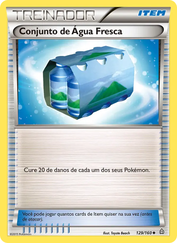 Carta Conjunto de Água Fresca, número 129/160 da coleção Conflito Primitivo