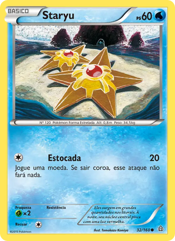 Carta Staryu, número 32/160 da coleção Conflito Primitivo