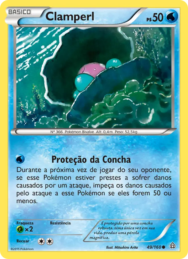 Carta Clamperl, número 49/160 da coleção Conflito Primitivo