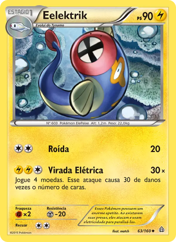 Carta Eelektrik, número 63/160 da coleção Conflito Primitivo