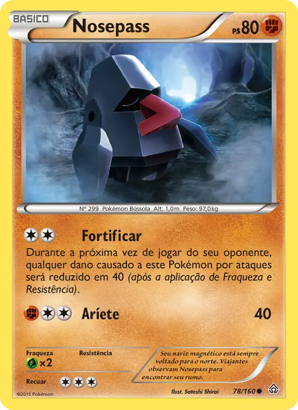 Carta Nosepass, número 78/160 da coleção Conflito Primitivo