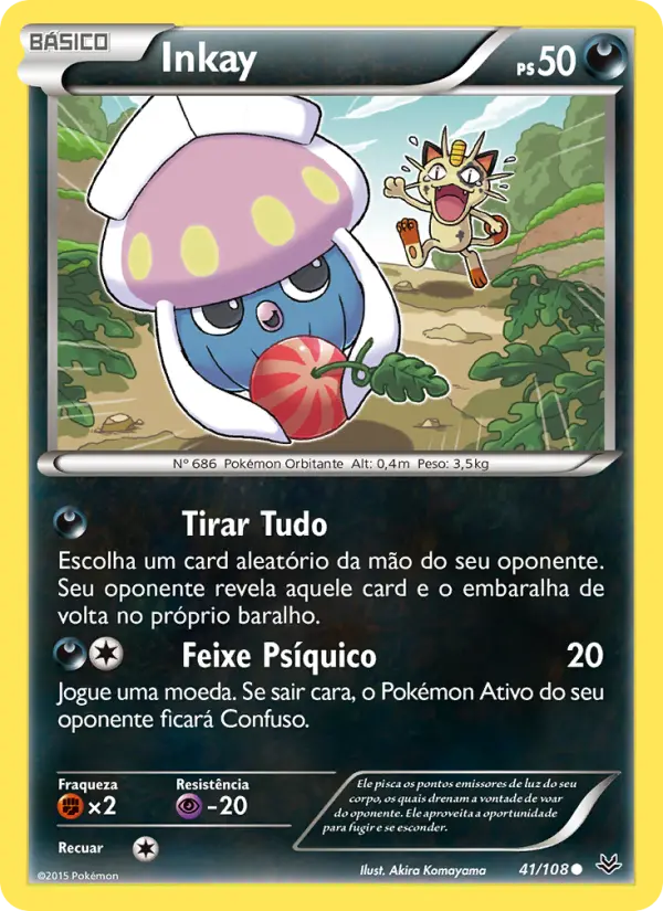 Carta Inkay, número 41/108 da coleção Céus Estrondosos