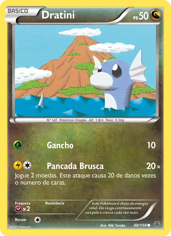 Carta Dratini, número 49/108 da coleção Céus Estrondosos