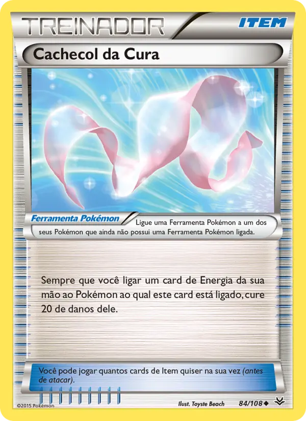 Carta Cachecol da Cura, número 84/108 da coleção Céus Estrondosos