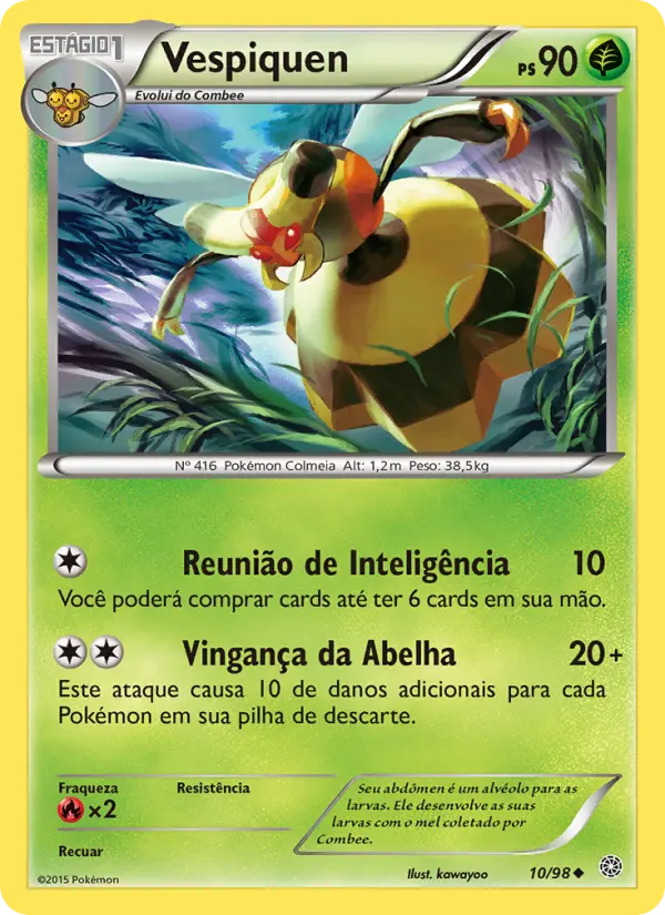 Carta Vespiquen, número 10/98 da coleção Origens Ancestrais