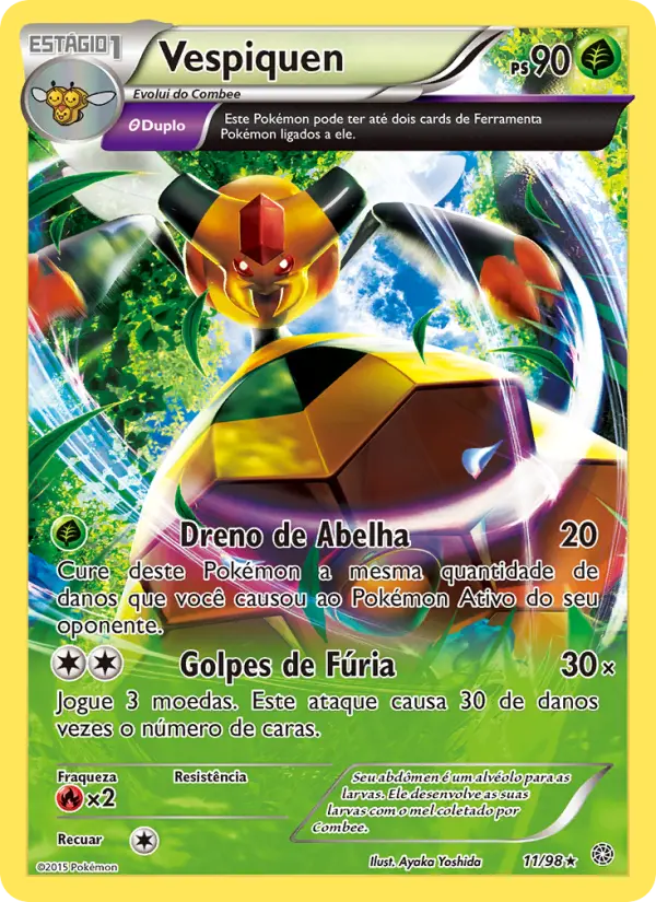 Carta Vespiquen, número 11/98 da coleção Origens Ancestrais