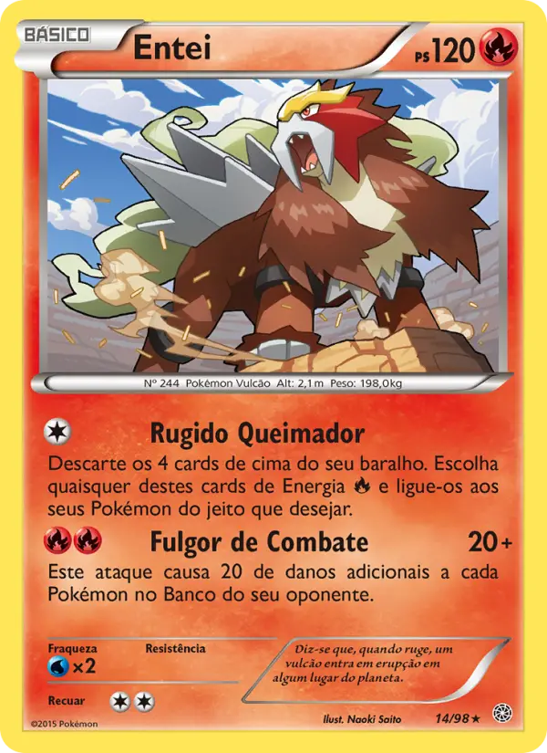 Carta Entei, número 14/98 da coleção Origens Ancestrais