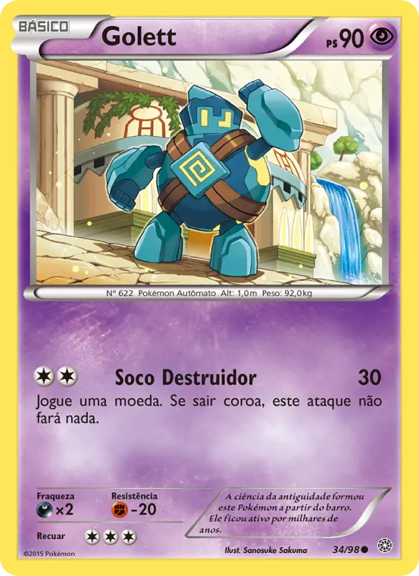 Carta Golett, número 34/98 da coleção Origens Ancestrais