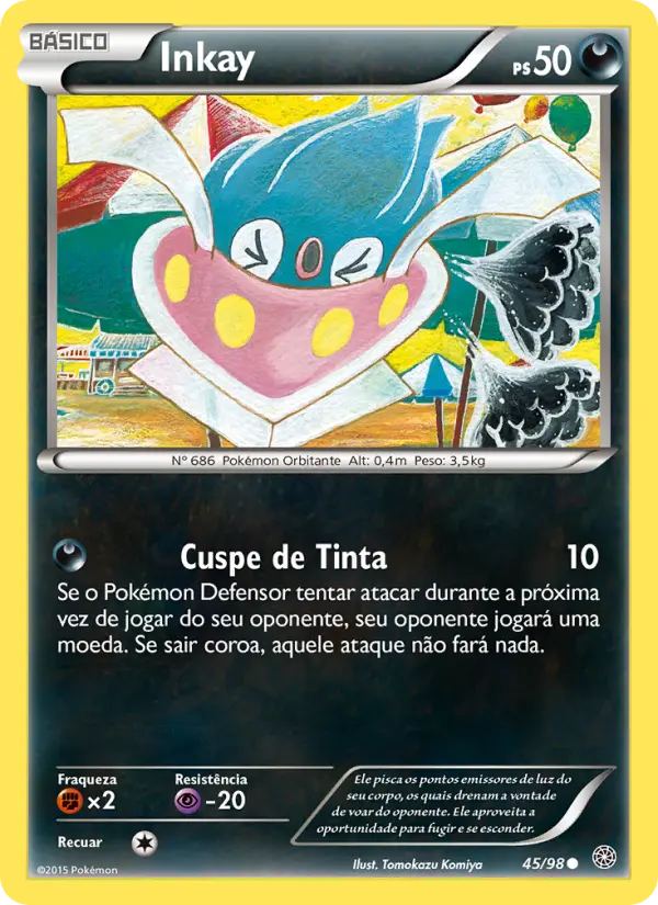 Carta Inkay, número 45/98 da coleção Origens Ancestrais