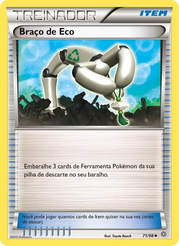 Carta Braço de Eco, número 71/98 da coleção Origens Ancestrais