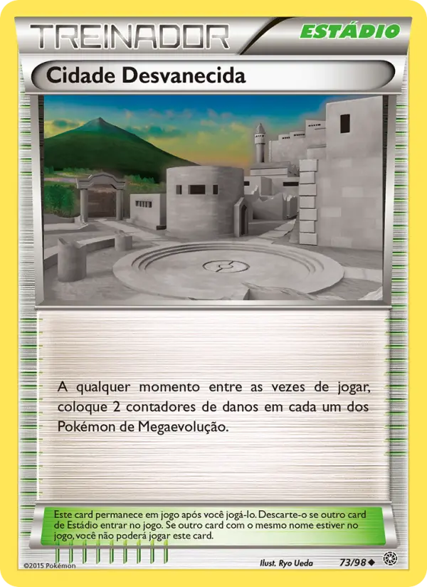 Carta Cidade Desvanecida, número 73/98 da coleção Origens Ancestrais
