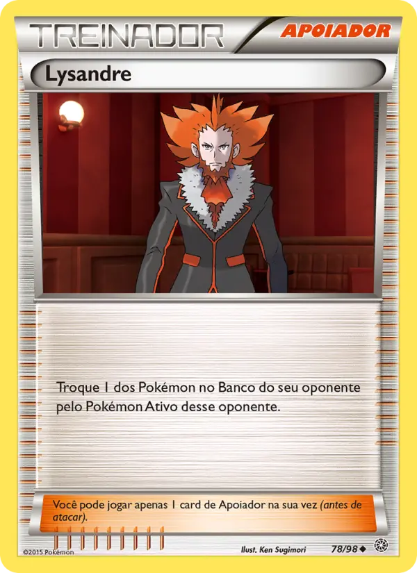 Carta Lysandre, número 78/98 da coleção Origens Ancestrais