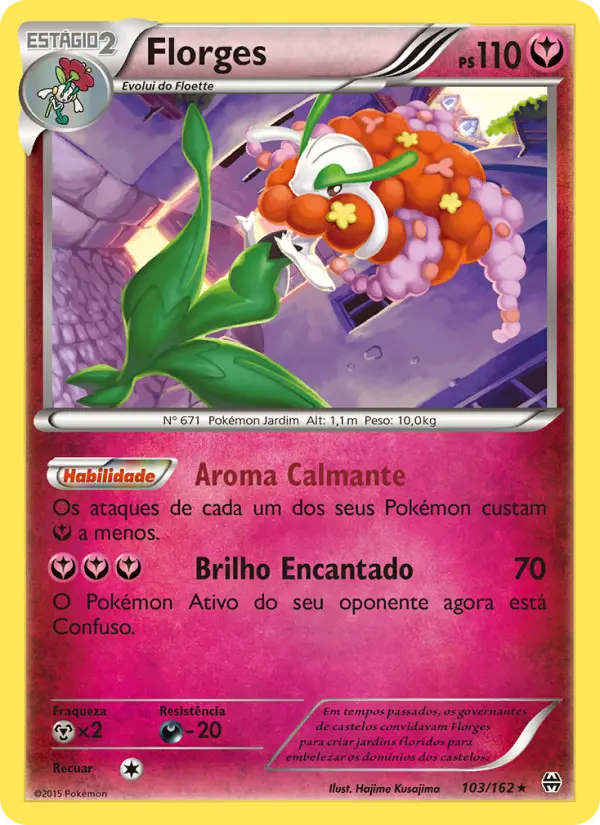 Carta Florges, número 103/162 da coleção Turbo Revolução