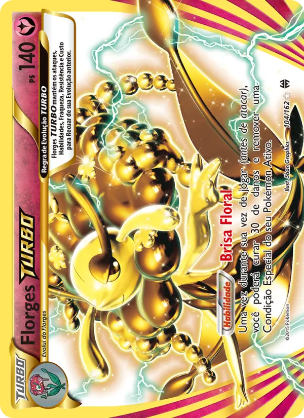 Carta Florges TURBO, número 104/162 da coleção Turbo Revolução