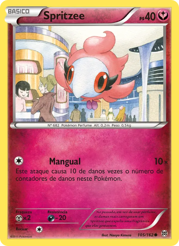 Carta Spritzee, número 105/162 da coleção Turbo Revolução