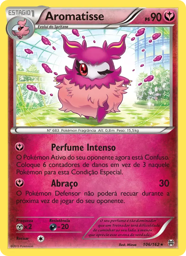 Carta Aromatisse, número 106/162 da coleção Turbo Revolução